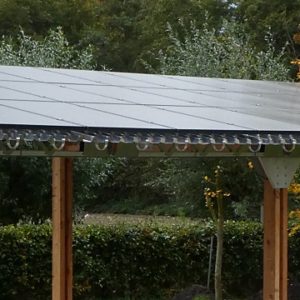 Solar carport TerraTechs header