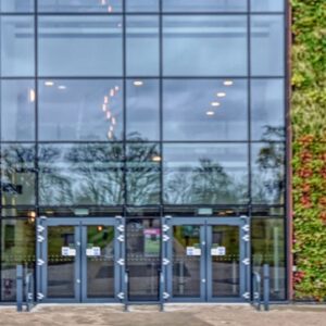 Saracens Rugby Club, Stone X Stadium, Barnet, London, NW4, Mobilane, Living Walls, Landscaping, Front Elevation Construction Photography,Paul Scott,